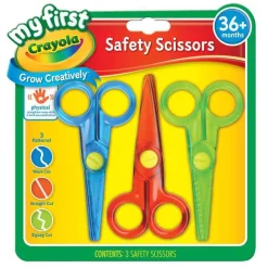 Crayola My First Safety Scissors 3 Pack Hot