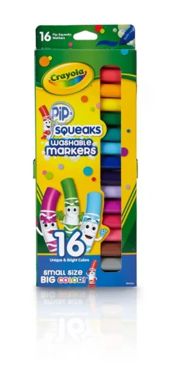 Crayola Pipsqueaks 16 Pack Washable Markers Clearance