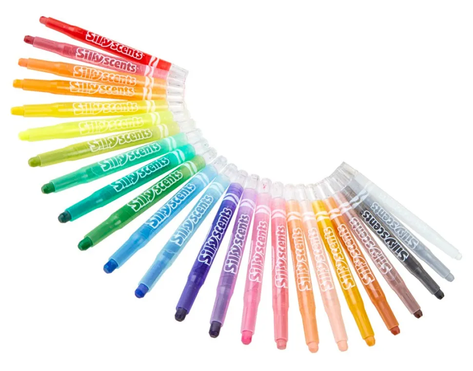 Crayola Smash Ups Mini Twistable Scented Crayons 24pk Hot
