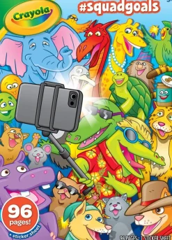 Crayola Squadgoals 96 Page Colouring Book Cheap