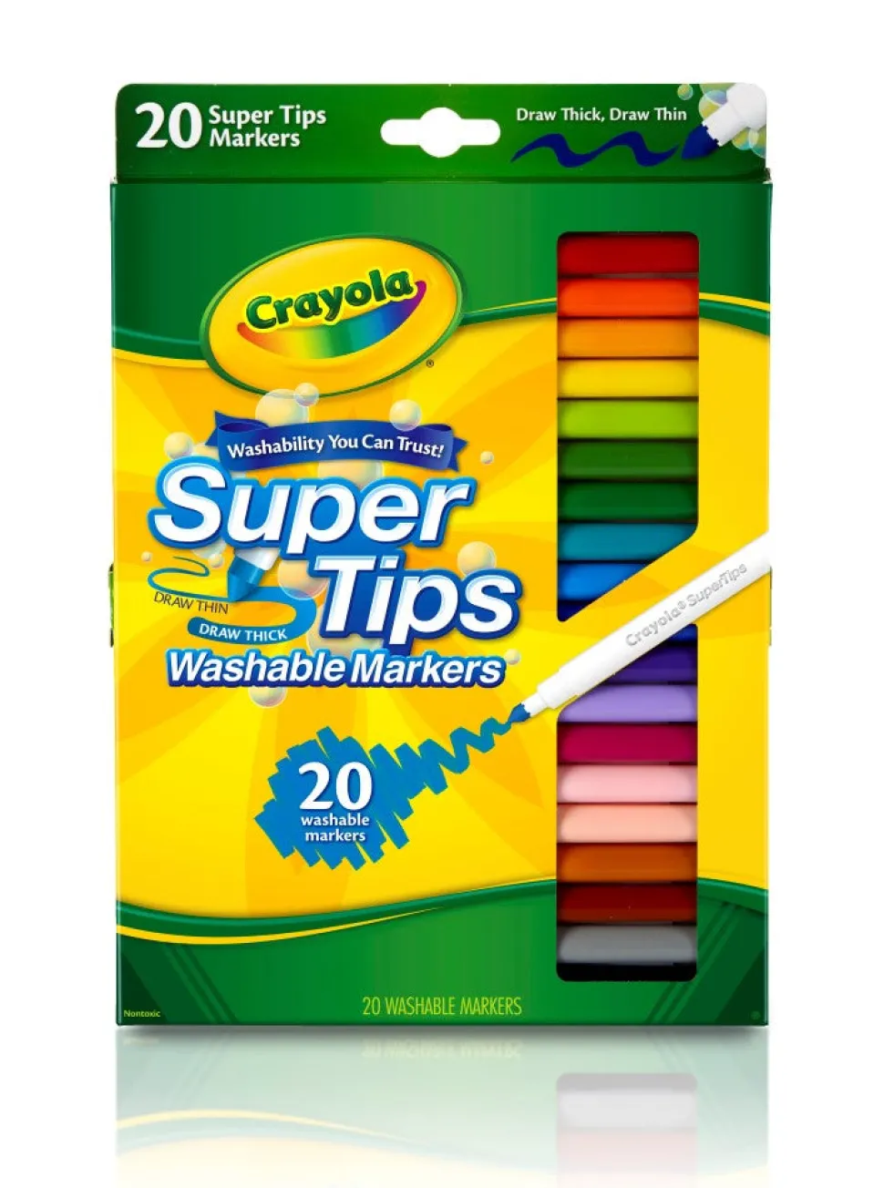 Crayola Super Tip Markers 20 Pack Online