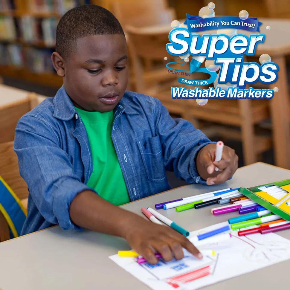 Crayola Super Tip Markers 20 Pack Online
