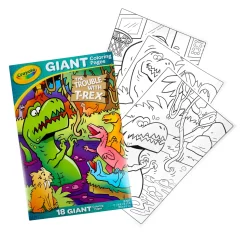 Crayola The Trouble With T-Rex Giant Colouring Pages Clearance