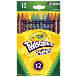 Crayola Twistables Coloured Pencils 12 Pack Flash Sale