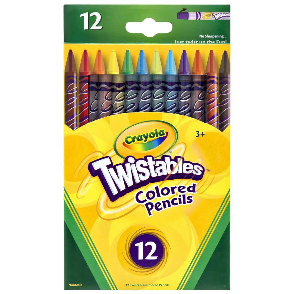 Crayola Twistables Coloured Pencils 12 Pack Flash Sale