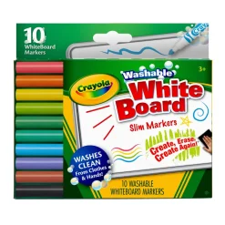 Crayola Washable Dry Erase Slim Markers 10 Pack Best