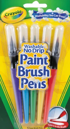 Crayola Washable Paint Brush Pens 5 Pack Discount