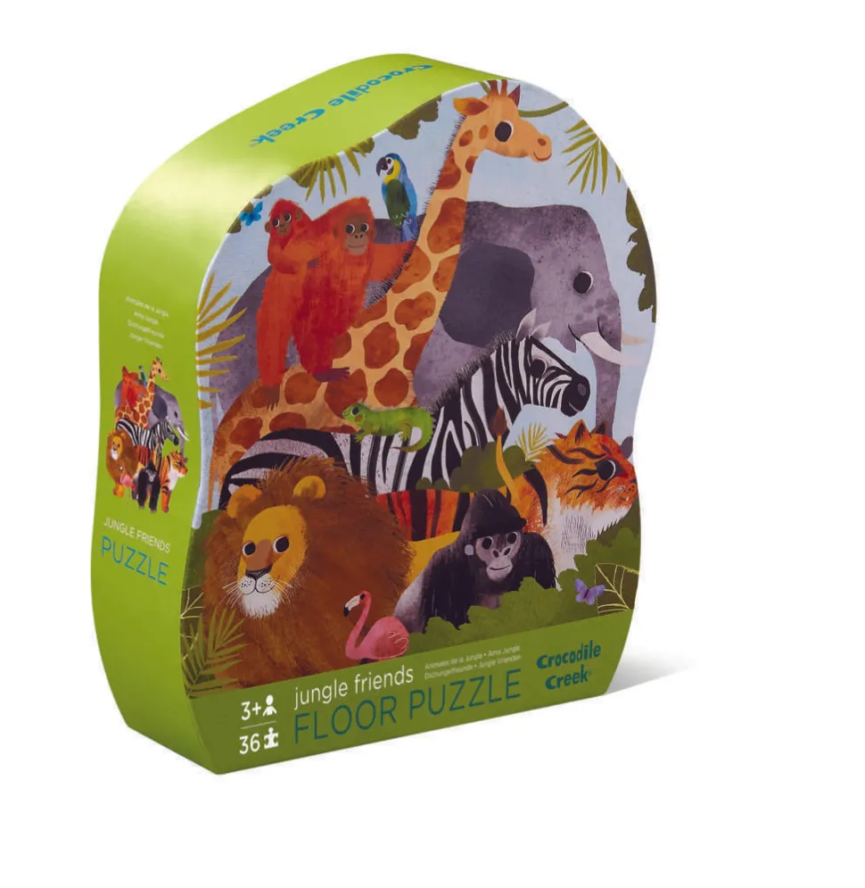 Crocodile Creek 36 Piece Floor Puzzle Jungle Friends Best