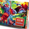 Crocodile Creek 100 Piece Holographic Puzzle Dinosaur World New