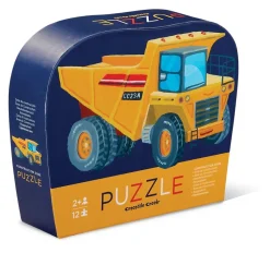Crocodile Creek 12 Piece Mini Shaped Puzzle Construction Zone Outlet