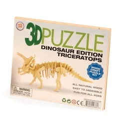 Toyworld NZ 3D Wooden Puzzle Dinosaurs Assorted Styles Flash Sale
