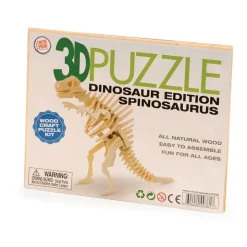 Toyworld NZ 3D Wooden Puzzle Dinosaurs Assorted Styles Flash Sale