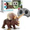 Discovery Triceratops Remote Control Pet Creature Best Sale