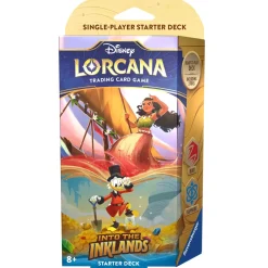 Lorcana Disney TCG S3 Into The Inklands Starter Deck – Ruby & Sapphire Flash Sale