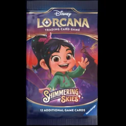 Lorcana Disney TCG S5 Shimmering Skies Booster Pack Assorted Styles Flash Sale