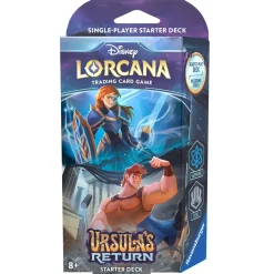 Lorcana Disney TCG S4 Ursula's Return Starter Deck – Sapphire & Steel Hot
