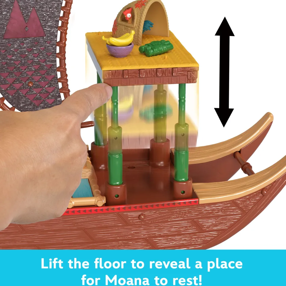 Disney Moana 2 Moana's Adventure Canoe Playset Shop