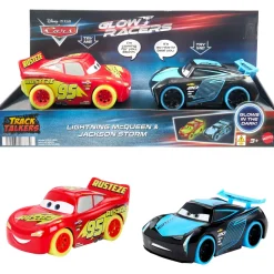 Disney Pixar Cars Glow Racers Lightning Mcqueen & Jackson Storm Flash Sale