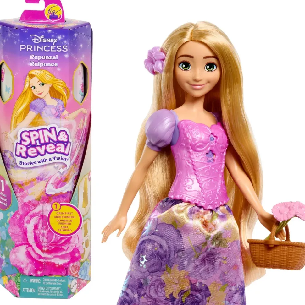 Disney Princess Spin And Reveal Doll - Rapunzel Fashion