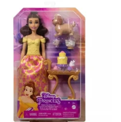 Disney Princess Storytelling Doll And Accessories Belle's Tea Time Cart Best Sale