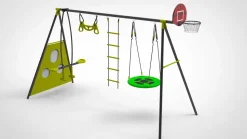 Playworld Elite 6-In-1 Swing Set Outlet