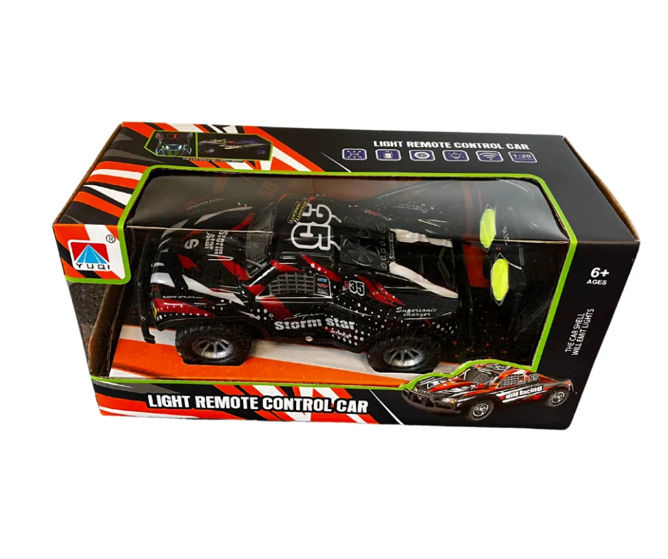 Toyworld NZ 1: 20 Four-Way PVC Shell Short Card Off-Road Remote Control Racing Cool Led Lights Store
