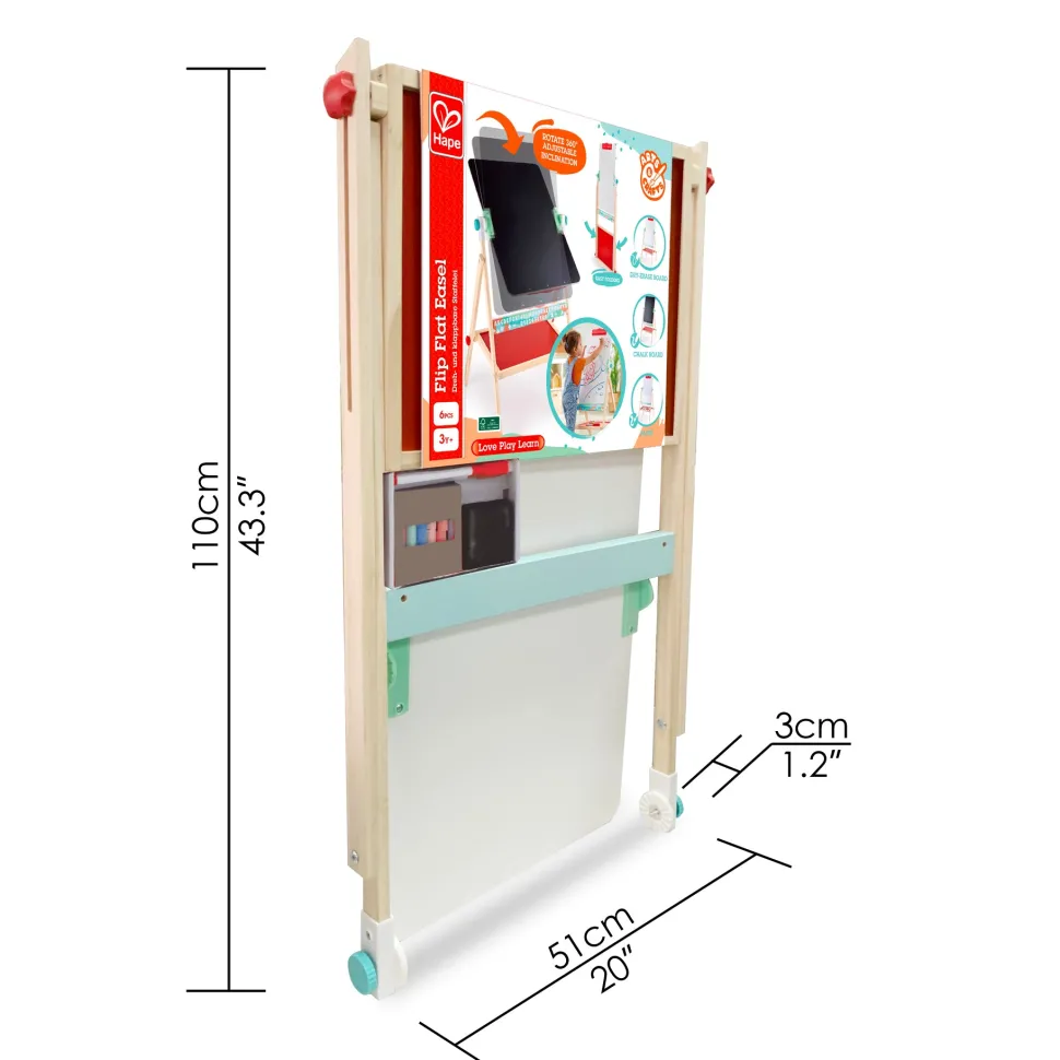 Hape Arts & Crafts Flip Flat Easel Store