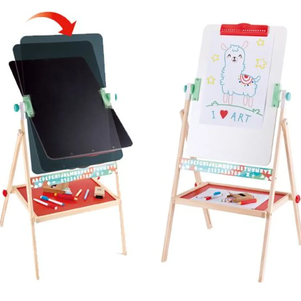 Hape Arts & Crafts Flip Flat Easel Store