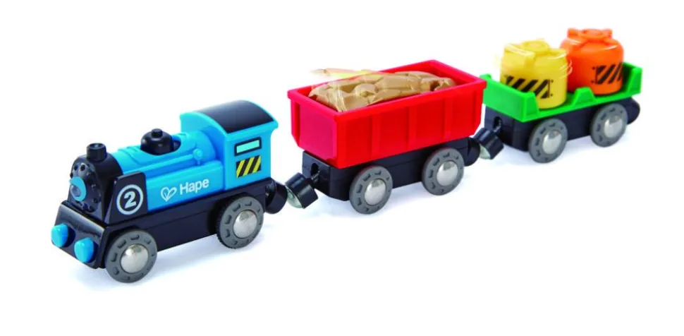 Hape Battery Powered Rolling-Stock Set Flash Sale