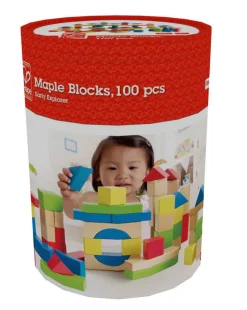 Hape Build Up And Away Blocks 100 Pieces Hot