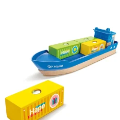 Hape Cargo Ship & Crane Flash Sale