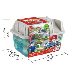 Hape City Train Bucket Set 48 Pieces Cheap