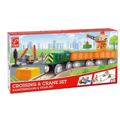 Hape Crossing & Crane Set Clearance