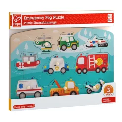 Hape Emergency Peg Puzzle Clearance