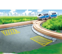 Hape Railway Short Straight Tracks 4 Pack Fashion