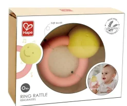 Hape Ring Rattle - Japanese Rice New
