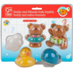 Hape Teddy And Friends Bath Squirters Cheap