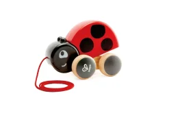 Hape Wooden Lady Bug Pull Along Hot