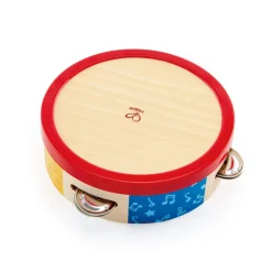 Hape Wooden Tap Along Tambourine Hot