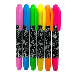 Kaleidoscope 6 Electric Neon Markers Sale