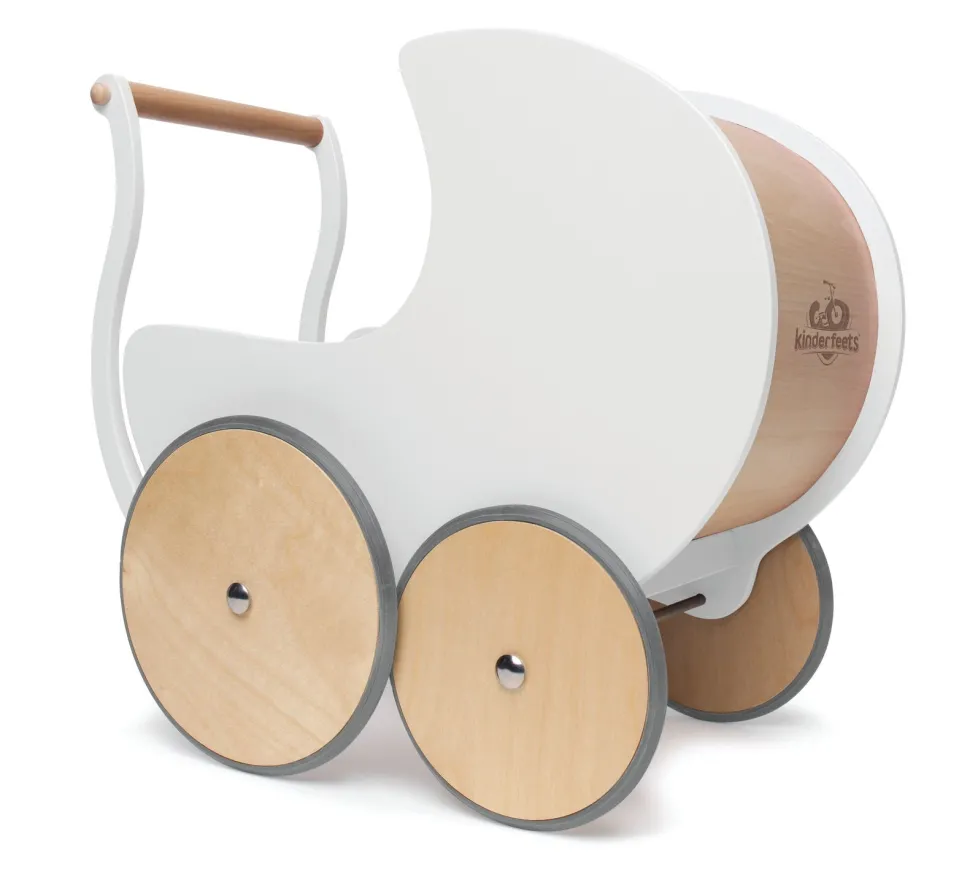 Kinderfeets Pram Walker White Cheap