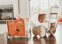 Kinderfeets Pram Walker White Cheap