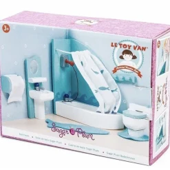Le Toy Van Wooden Sugar Plum Bathroom Furniture Set Store