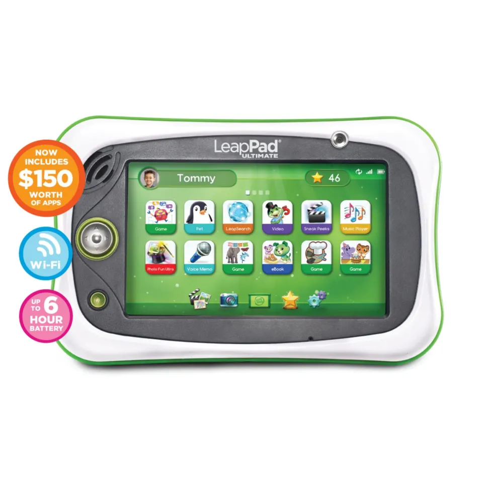LeapFrog LeapPad Ultimate Ready For School Tablet Green Flash Sale