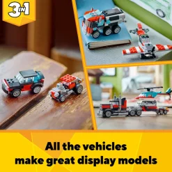 LEGO 31146 Creator Flatbed Truck With Helicpoter New