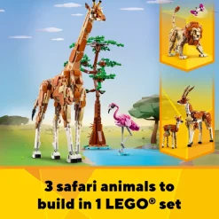 LEGO 31150 Creator Nature And Animals Wild Safari Animals Flash Sale