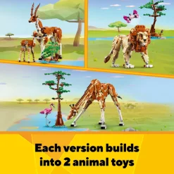 LEGO 31150 Creator Nature And Animals Wild Safari Animals Flash Sale