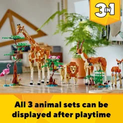 LEGO 31150 Creator Nature And Animals Wild Safari Animals Flash Sale
