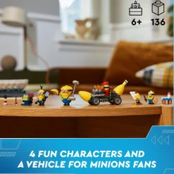 LEGO 75580 Despicable Me 4 Minions And Banana Car Hot