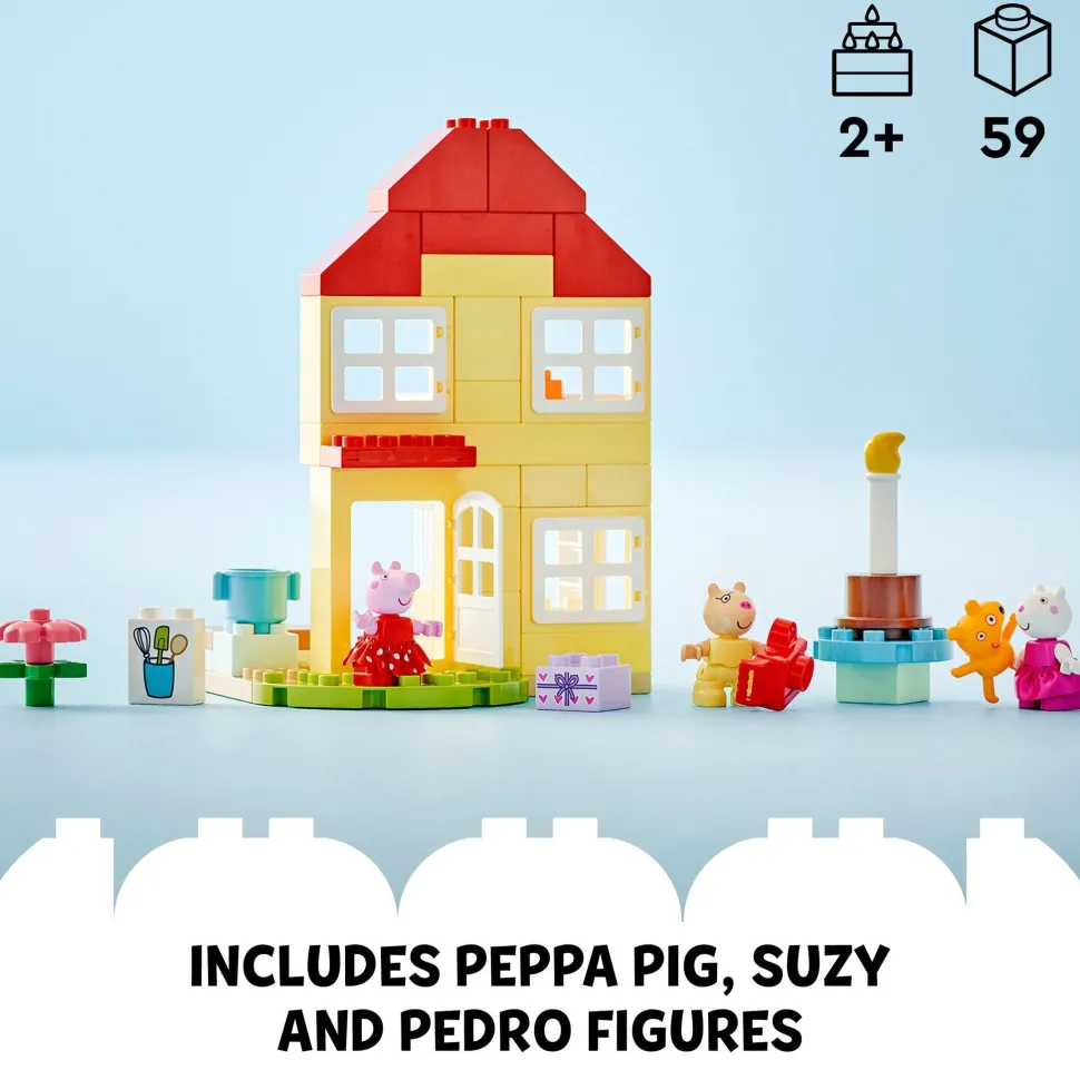 LEGO 10433 Duplo Peppa Pig Birthday House Flash Sale